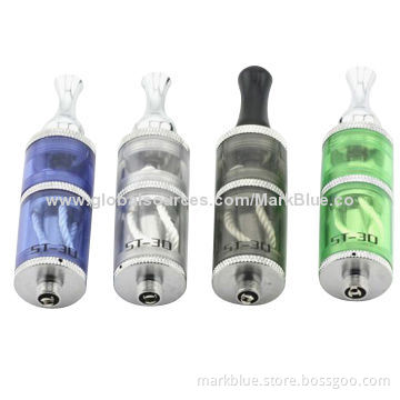 Colorful Electronic Cigarettes, Mega Twix Dual-tank, Bottom Coil Tank System Clearomizer